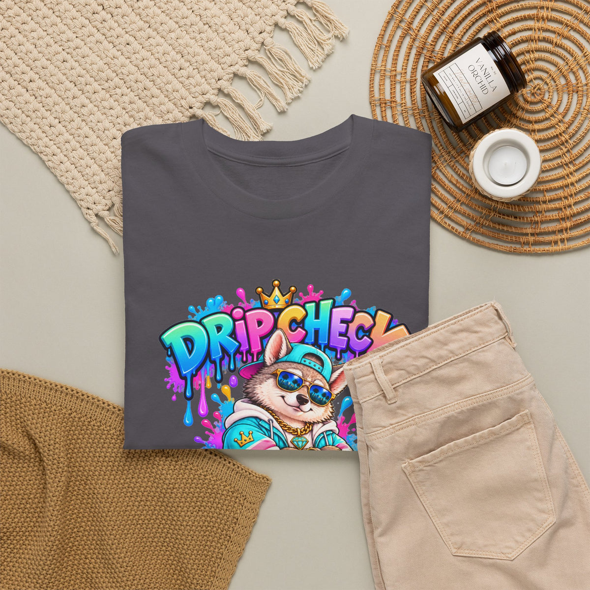 Dripcheck Graphic Tee — Urban Streetwear Cute Animal Shirt
