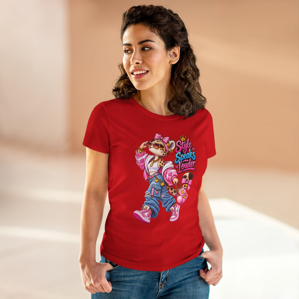 Style Speaks Louder Leopard Girl Tee