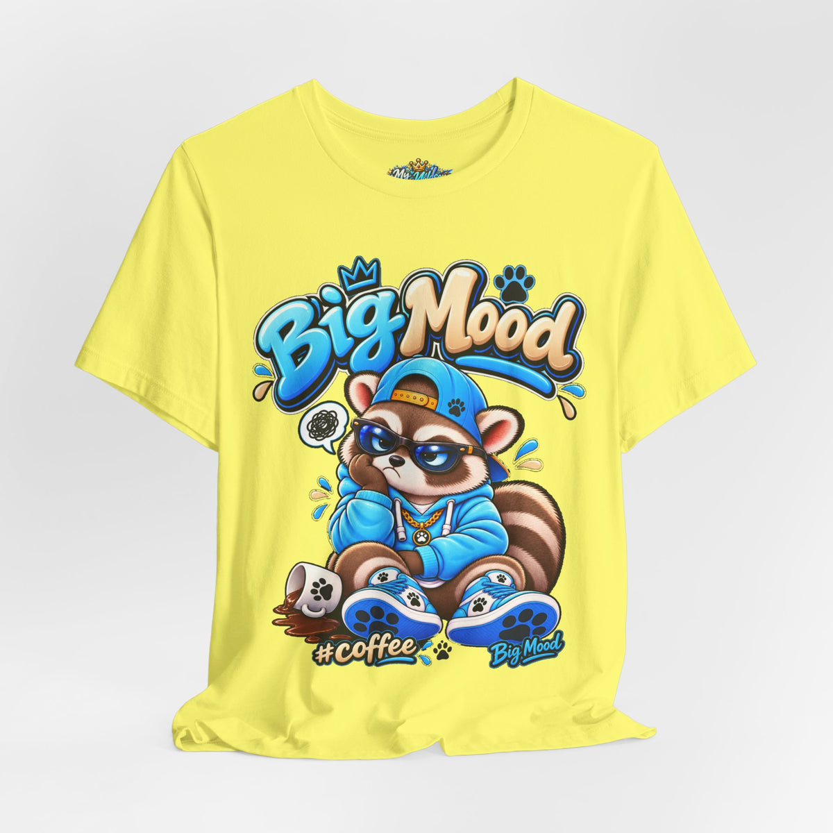 Remy Big Mood Raccoon Coffee T-Shirt
