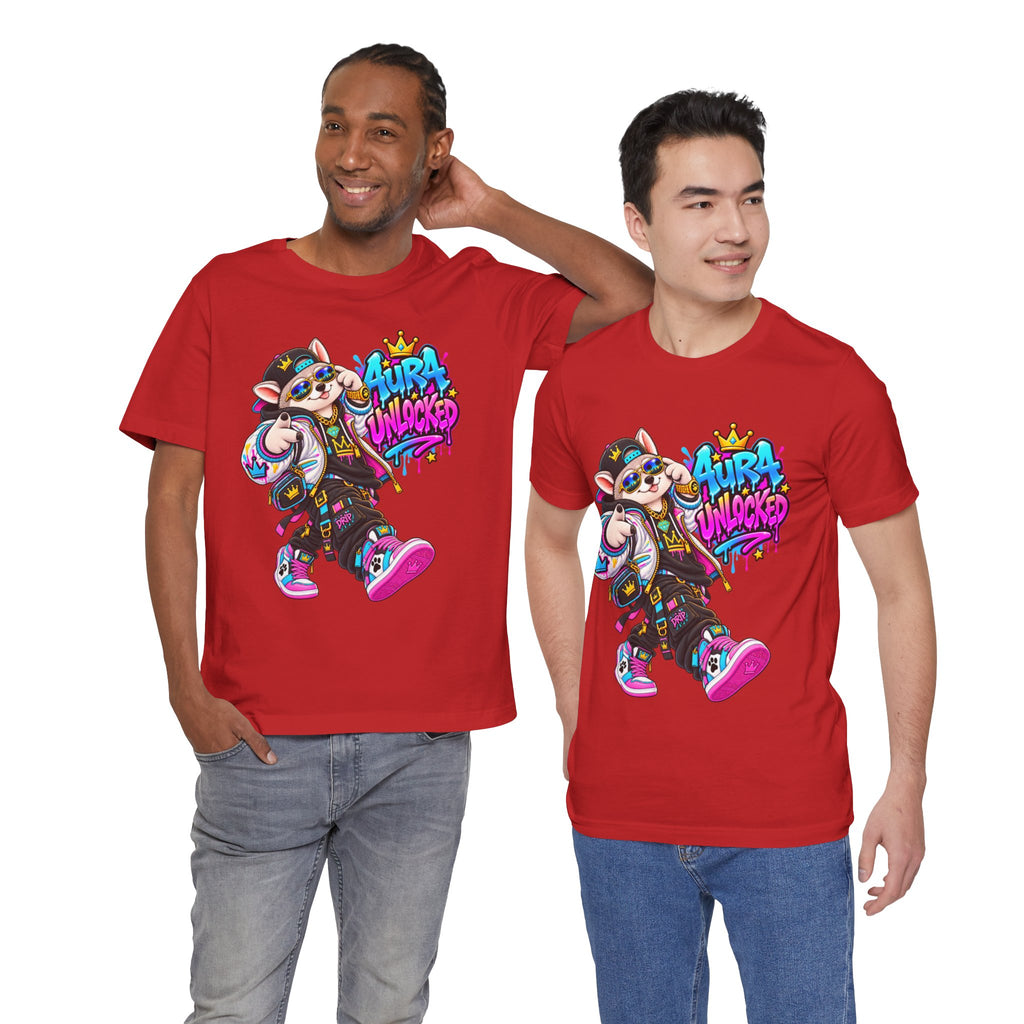 Jynx Alaskan Husky — "Aura Unlocked" Streetwear Graphic Tee