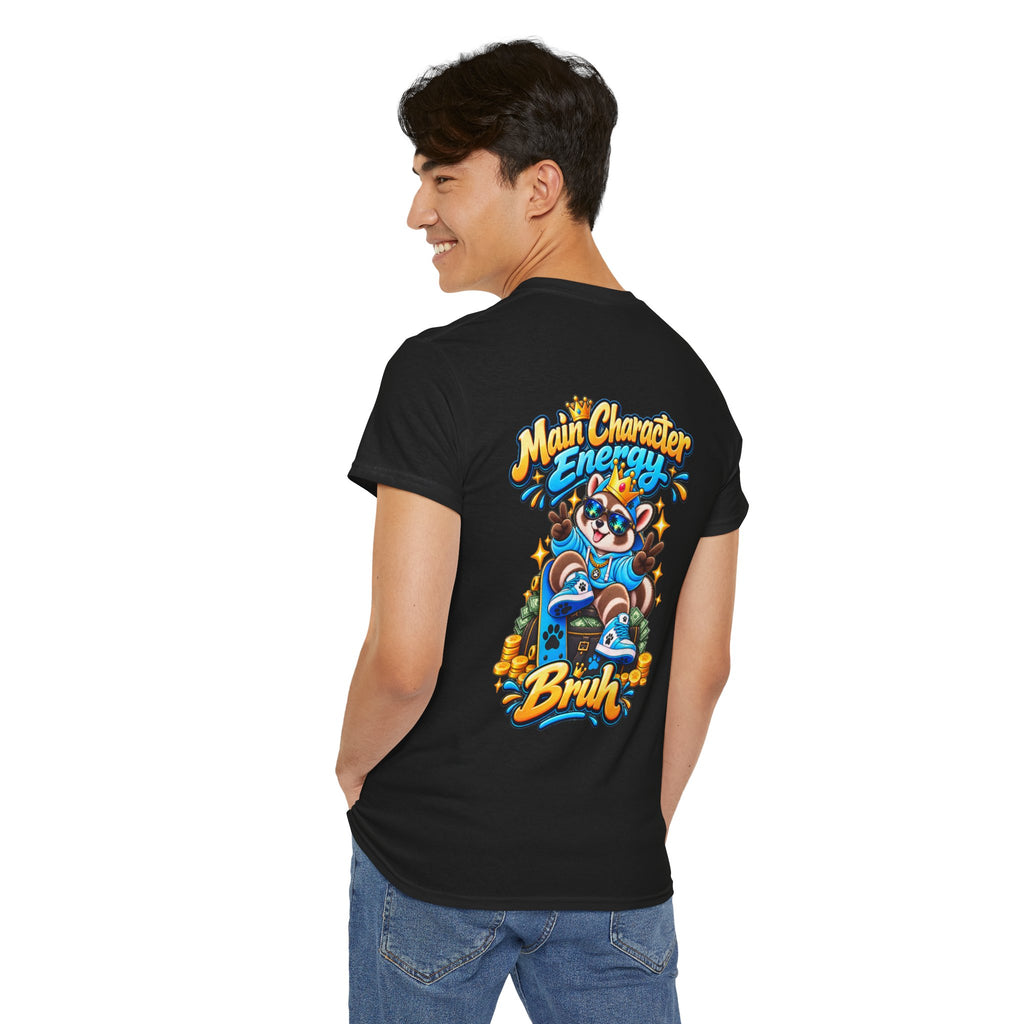 Remy Raccoon Main Character Energy Graphic Tee