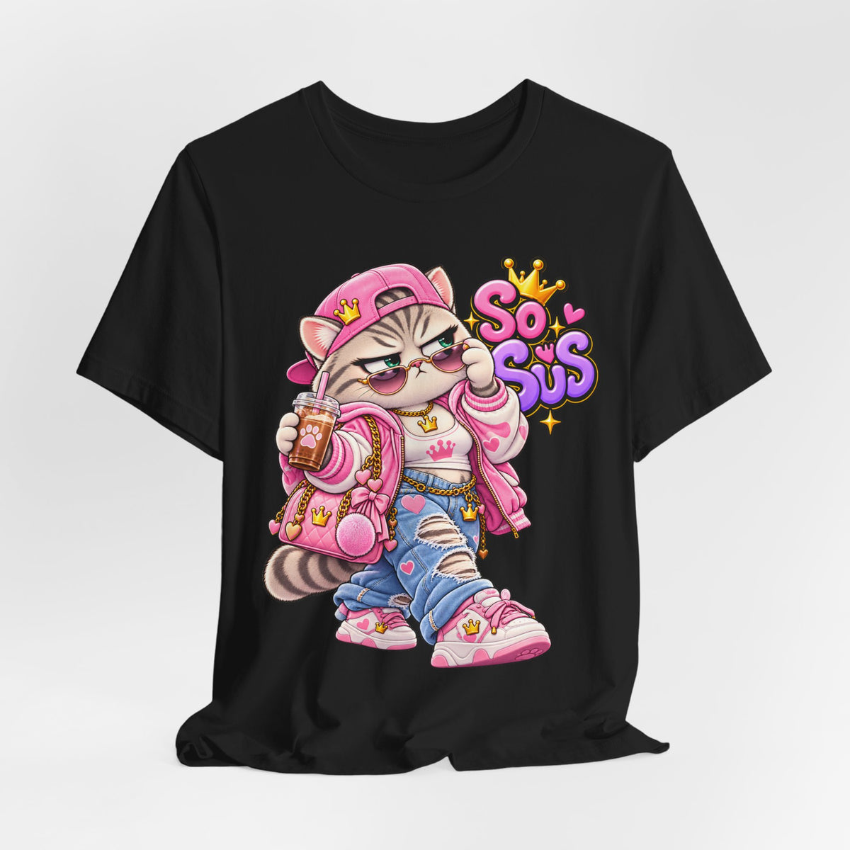So Sus Streetwear Cat Tee