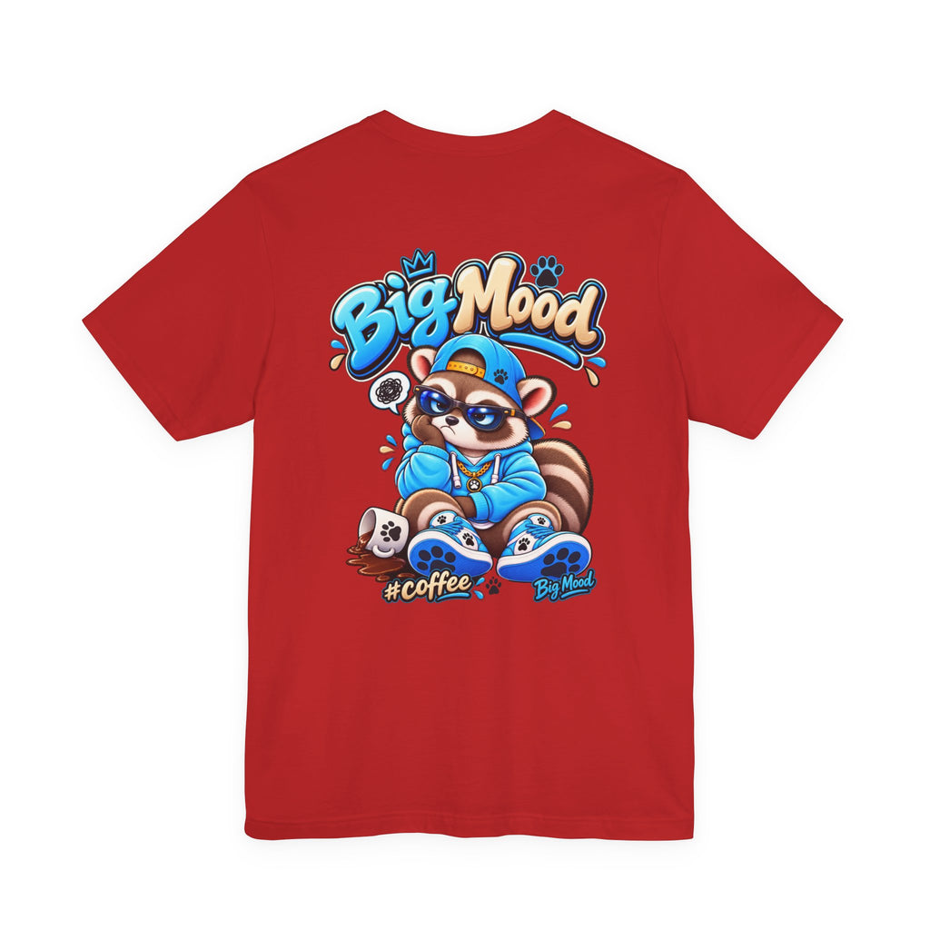 Remy Raccoon Big Mood - Back Graphic - Cute Graphic Tee