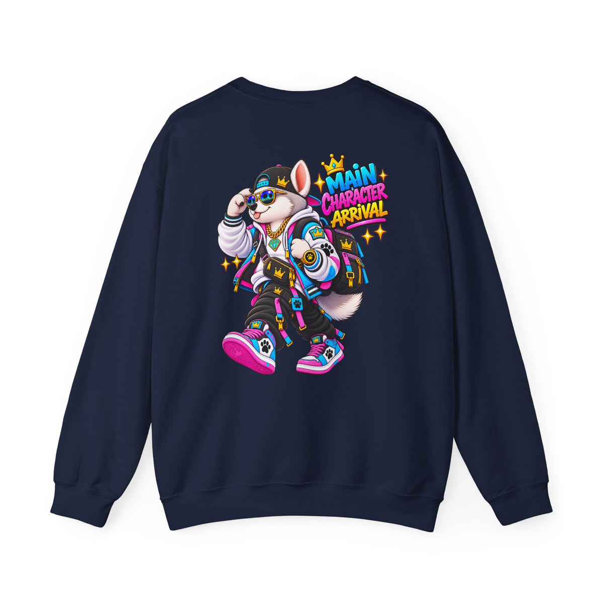 Main Character Husky Unisex Heavy Blend™ Crewneck Sweatshirt