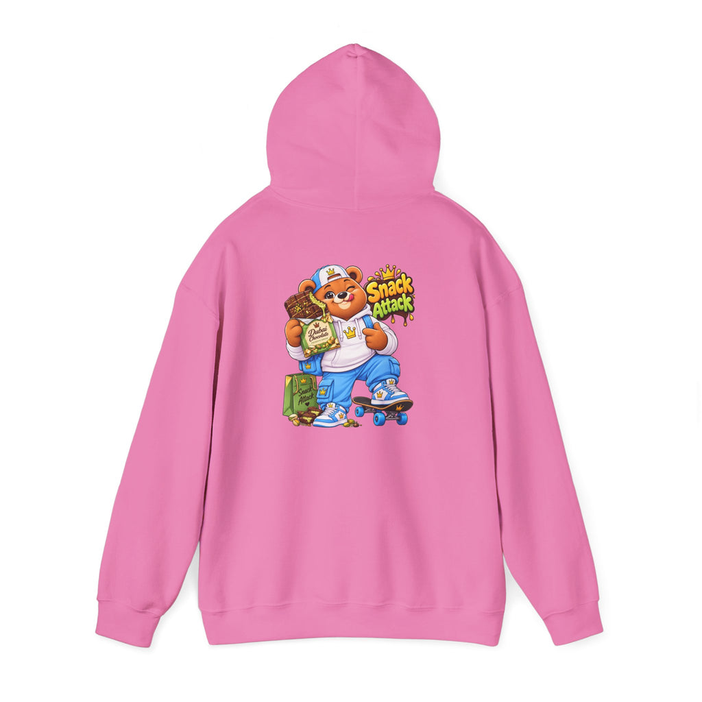 Snack Attack Hoodie — Streetwear Cartoon Money & Chips Graphic Hooded Sweatshirt