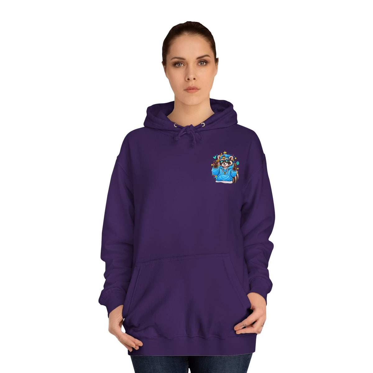 Skateboarding Remy Raccoon Hoodie