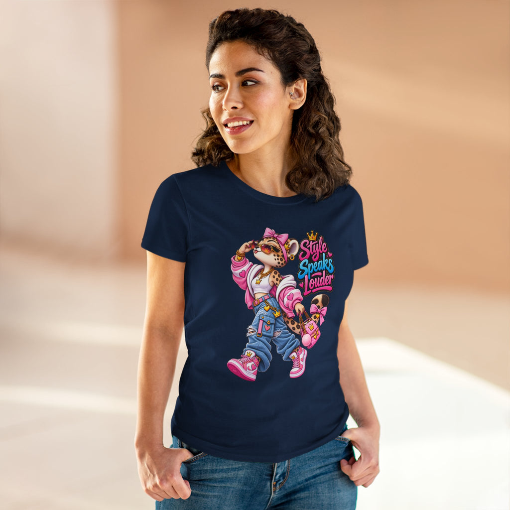 Style Speaks Louder Leopard Girl Tee
