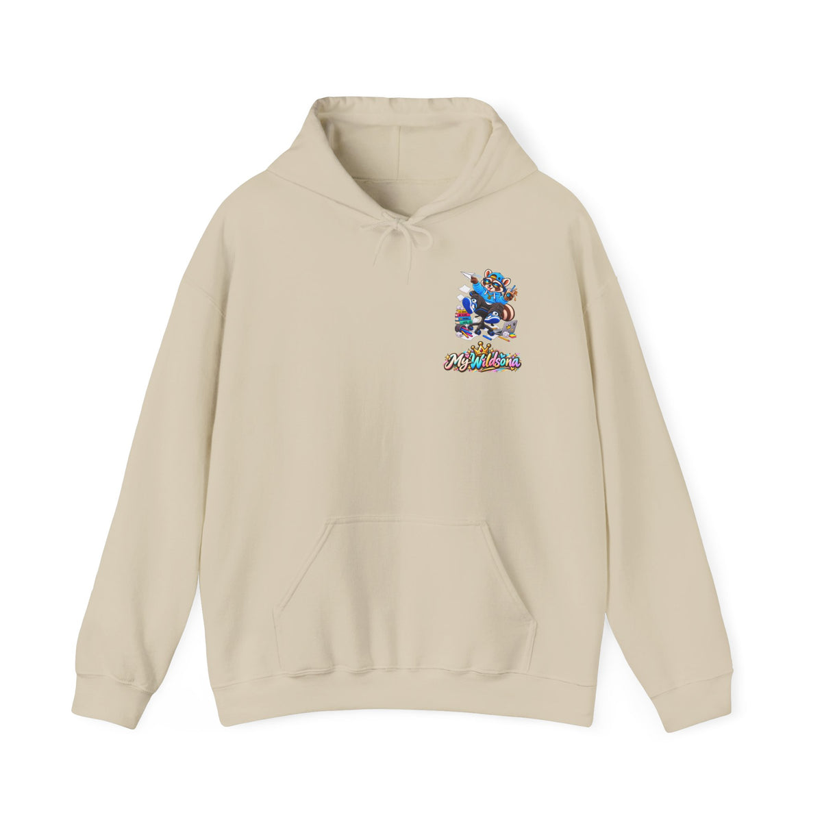 My Wildsona Mischievous Racoon Hoodie — Cute Raccoon Graphic Sweatshirt