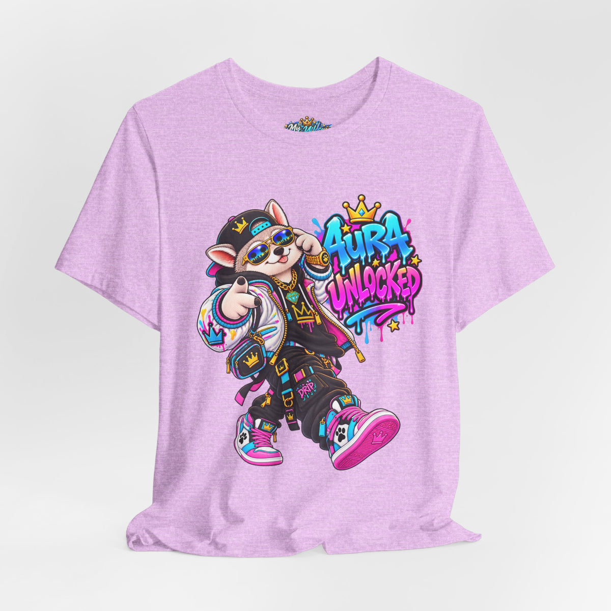 Jynx Alaskan Husky — "Aura Unlocked" Streetwear Graphic Tee