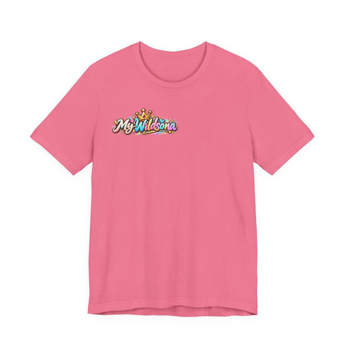 Cute Cartoon Big Personality Dog Tee — Trendy Boba Lover Graphic T-Shirt