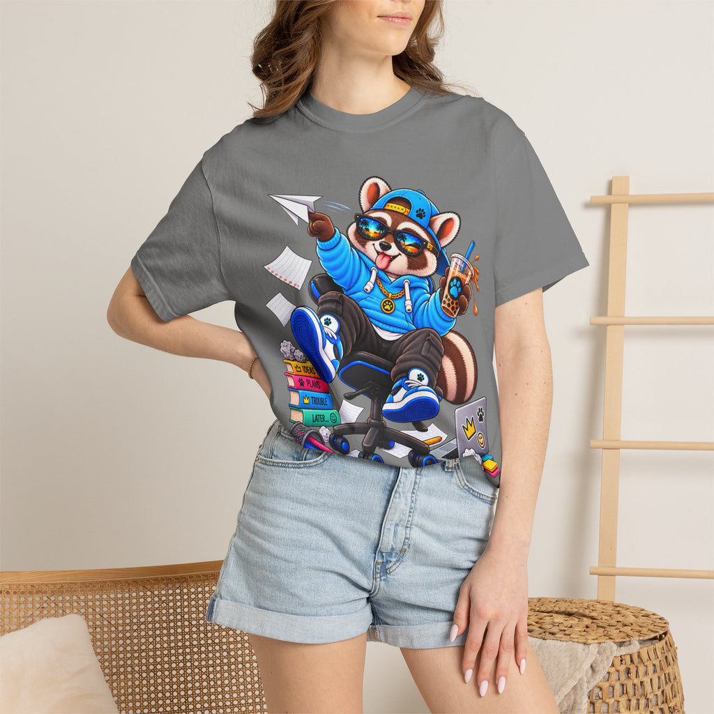 Mischievous Remy Raccoon Graphic T-Shirt