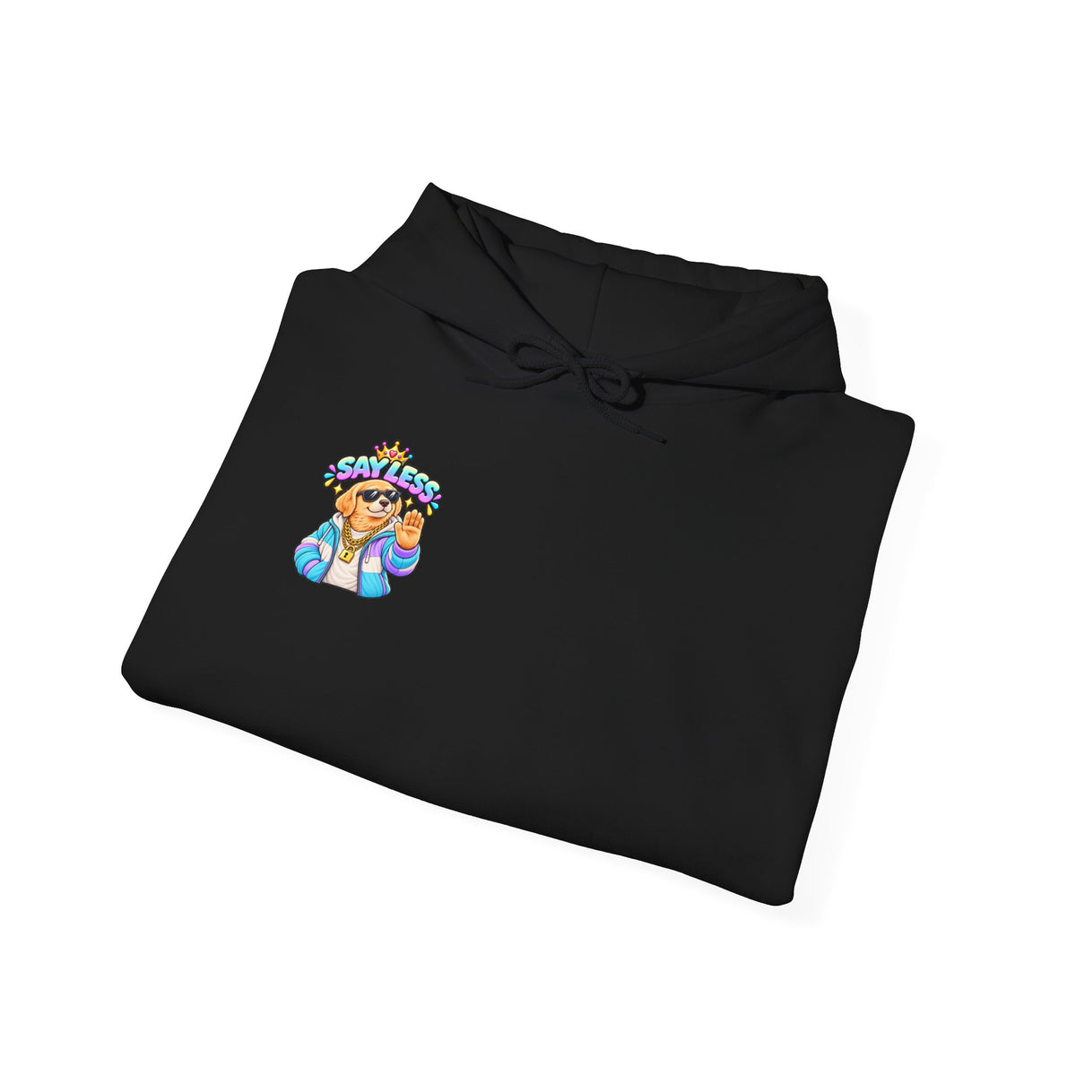 Say Less Golden Retriever - Hoodie — Cute Summer Vacation Graphic Sweatshirt