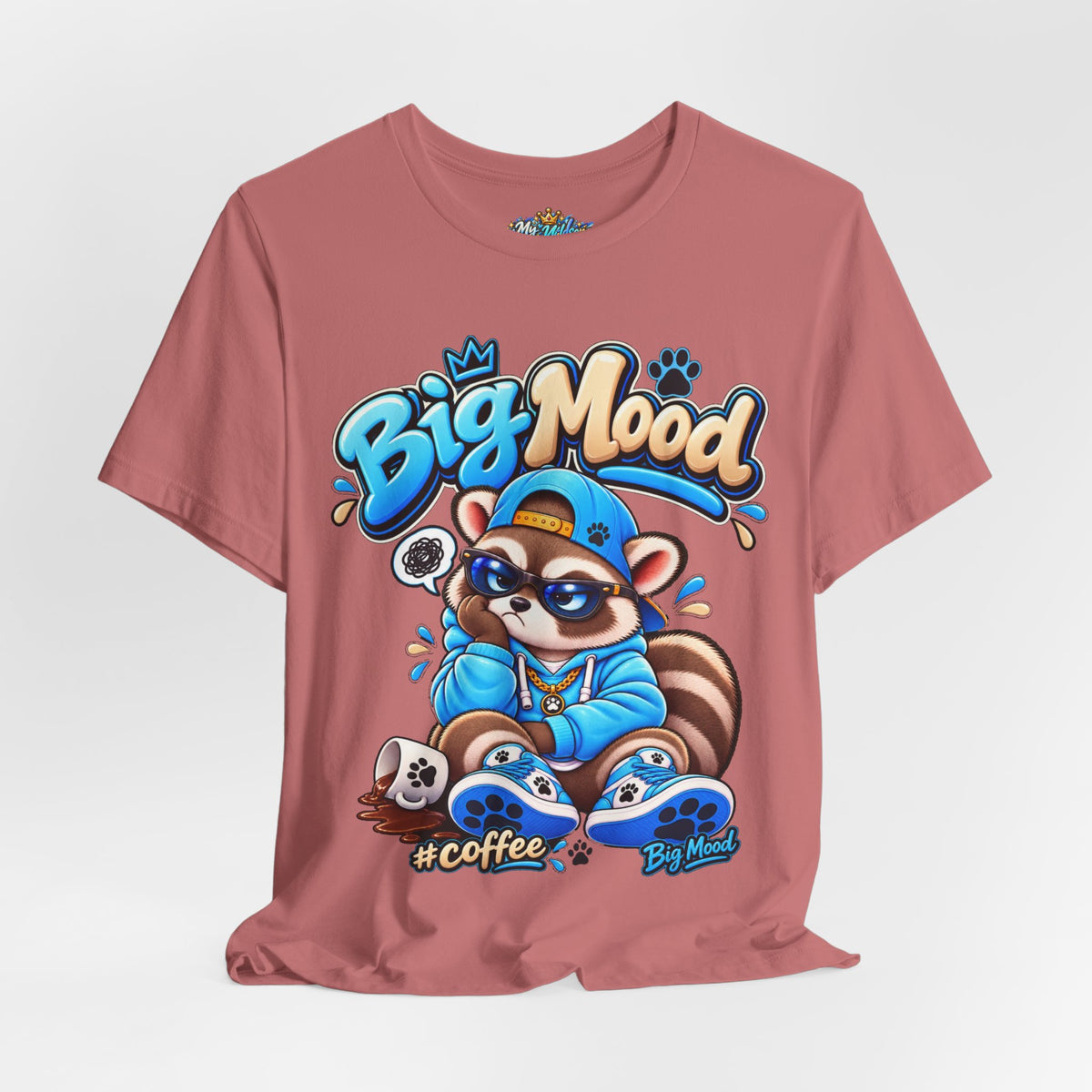 Remy Big Mood Raccoon Coffee T-Shirt