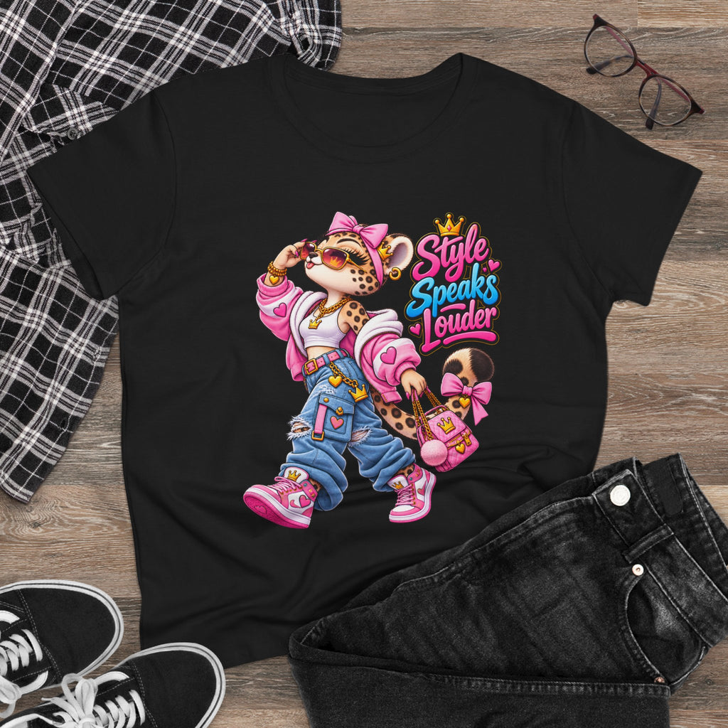 Style Speaks Louder Leopard Girl Tee