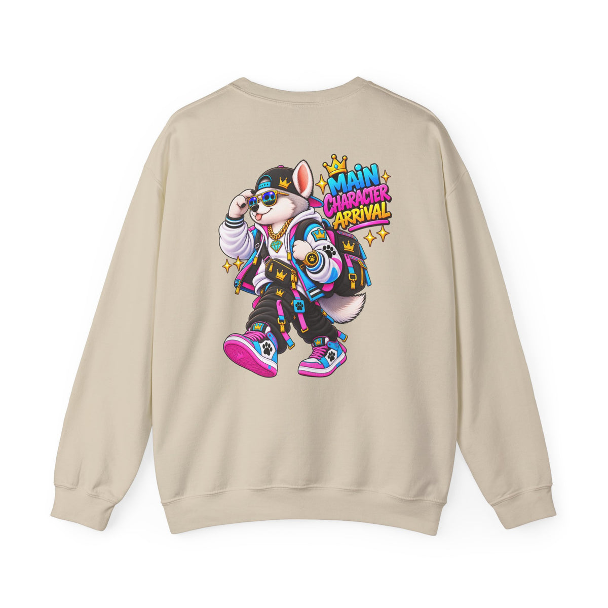 Main Character Husky Unisex Heavy Blend™ Crewneck Sweatshirt