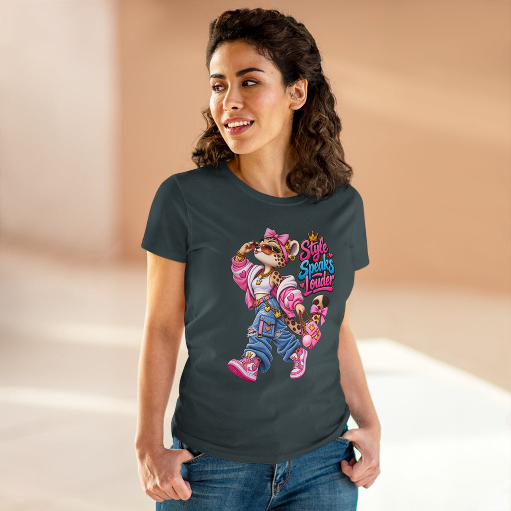 Style Speaks Louder Leopard Girl Tee